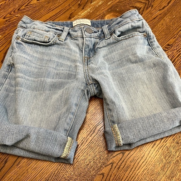 Lot 2 American Eagle Aeropostale Khaki Denim Size 0 XS Shorts Teen Tween School - Picture 15 of 16